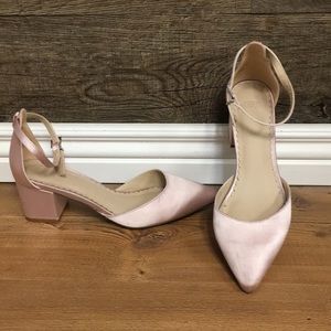 Light pink short heels